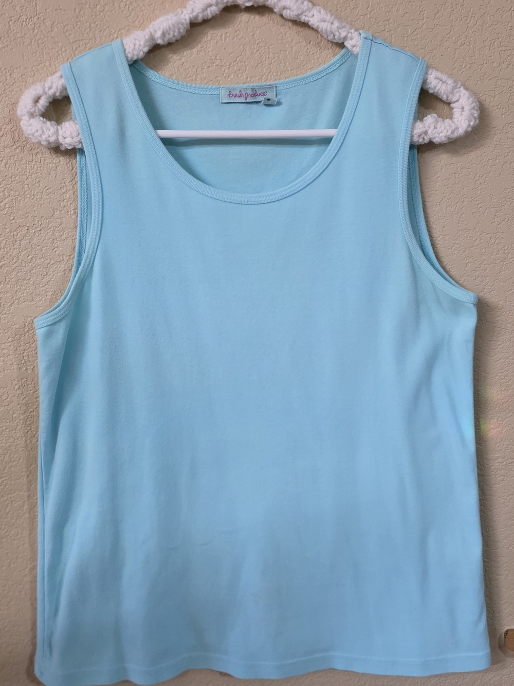 fresh produce Aqua Scoop Neck Tank